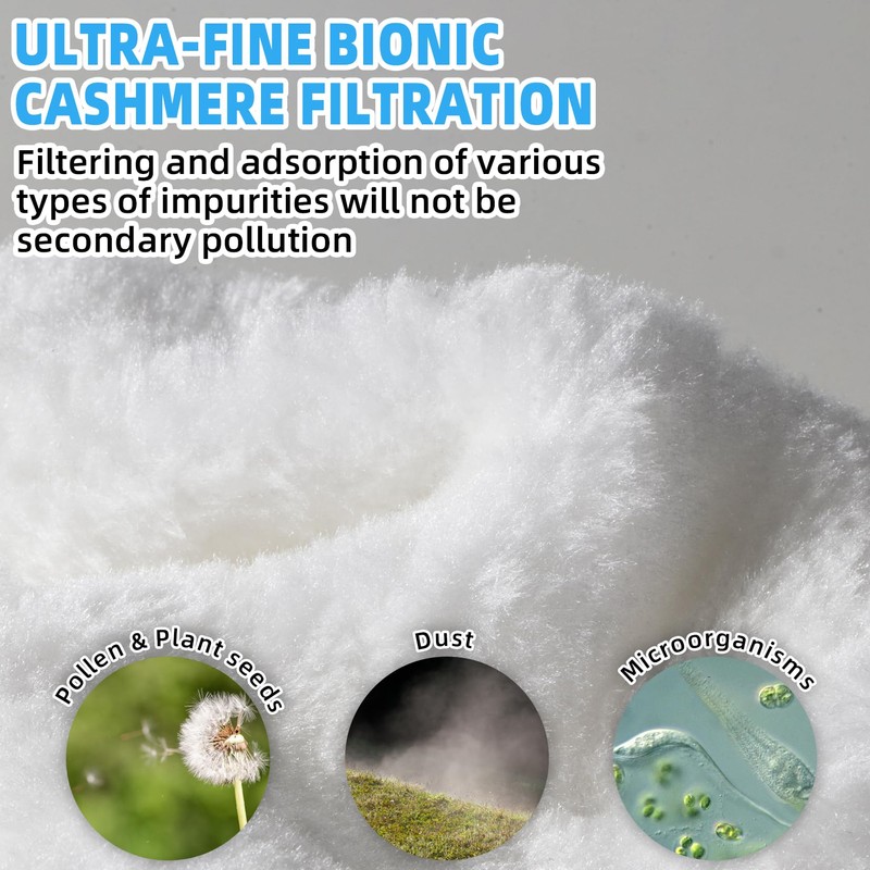 400GPH Fish Tank Filter, UV Aquarium Filter for 55-150 Gallon