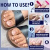 Tips Uñas Postizas para los Pies, 120 Uds Acrílicas Estilo