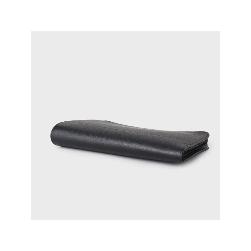 Takeokikuchi G8701070 Men's Clutch Bag, Black Leather, For Ceremonial Occasions,