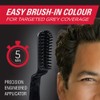 Restoria Express Brush-In Hair Colour, Grey Hair Coloring For Men,