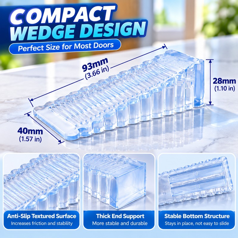 2 Pcs Non-Slip Door Stopper for Home & Office –