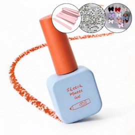 Nekozel Nekogel Sketchbook Paint Gel Nail + 30 Parts / 네코젤 스케치북 그림판 젤네일+파츠30개