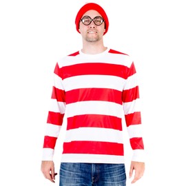 Where's Waldo Deluxe Costume Set (Adult Large)