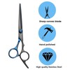 Hairdressing Scissors Thinning Scissors Set, Fcysy Professional 7 Pcs Hair