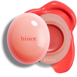 HINCE Raw Glow Dewy Ball - Tinted Lip Balm, Jelly Gloss Glow, Shine and Hydration, Lip & Blush Multiuse, Vegan, 0.12 oz. (13 colors) (HONEY CORAL)