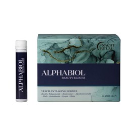 alphabiol Collagen + Hyaluronic Acid - Luxury Beauty Drink I Beautiful Skin from the Inside I High-Quality Ingredients I Made in Germany (28 Drinking Ampoules)