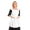 LilMents Retro Adjustable Ruffle Apron Kitchen Cooking Baking Cleaning Maid