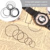 O Ring Watch Gasket, 80 Pcs 0.5/0.6/0.7/0.8 mm Waterproof Rubber