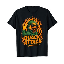 Quack Attack Funny Duck Animal Graphic Gift For Men Women T-Shirt