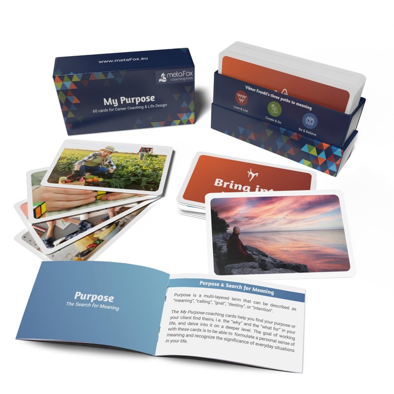 metaFox - My Purpose Cards - 60 Coaching Cards for