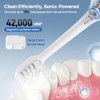 Generic Cepillo de dientes eléctrico sónico con 180 días de