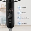 Xcity 16 inch Oscillating Pedestal Fan, 3-Speed Stand Fan, Remote