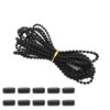 3 Meter Roller Blind Cord Black,Plastic Ball Beaded Chain with