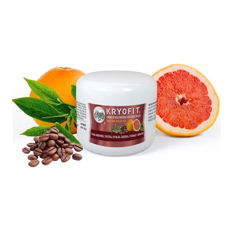 Crema Reductora De Abdomen Panza Tallas Para Mujer Kryofit