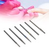 6pcs Cuticle Clean Nail Drill Bits Set Dead Skin Removal