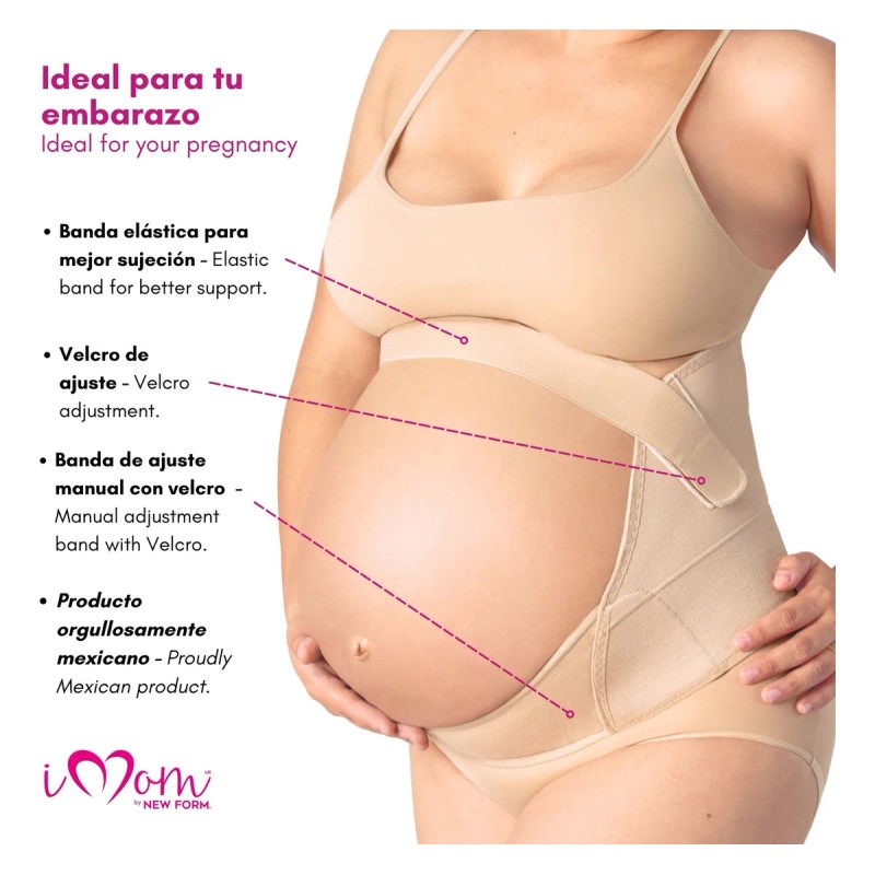 New Form Faja Para Embarazada Soporte Maternal Ajustable