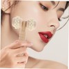 minkissy 2pcs Handheld Wooden Roller Massager for Face Neck Back
