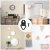 Jubaopen 100PCS Triangle Rings Picture Hanging Holder Canvas Hook Wall