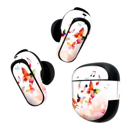 Bose QuietComfort Earbuds II Skin Sticker for Bose Earbud 2 3 Body 1 Set Protective Film Decor Flower Musical Instrument Butterfly Colorful 007858