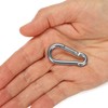 com-four® 3 x Carabiner Small - Premium Carabiner Hooks Made