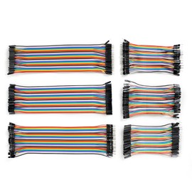 Jumper Wires,20cm+10cm Yakomon 240pcs Dupont Wire,40pin Female to Female,40pin Male to Female,40pin Male to Male Multicolored Breadboard Jumper Cables Kit Compatible with Arduino Projects