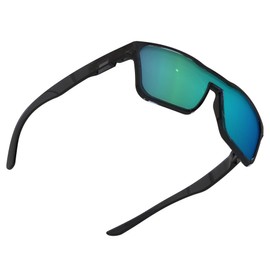 YAMAS Sunglasses for Mens and Womens, Classic Rectangular Retro Men Sunglass, Sports Sunglasses for Fishing, Driving, Cycling and Running, UV400 Protection, Sky Blue