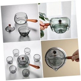 ULTECHNOVO Rotatory Teapot with Removable Strainer Premium Handle for Home Office and Outdoor Use for Oolong and Tea Brewing