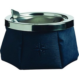 Marine Business 30101 Windproof Ashtray Blue Navy Blue with Elegant Design Stainless Steel Multi-Colour
