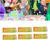 6 Pcs Birthday Sash Reusable Soft Comfortable Colorful Satin Birthday