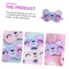 Mikinona Cartoon Sleeping Eye Mask for Soft Tie Dye Blindfold