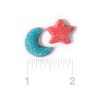 Bayside Candy Gummy Glitter Sour Stars And Moons - Gummy