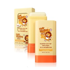 Hair Gel For Kids With Comb, Kids Broken Hair Finishing Stick Gel, Easy to Use, Compact and Portable, Long Lasting Quick Shaping, Natural & Non-greasy,Suitable for All Hair Styles