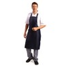 Whites Chefs Apparel Light Duty Waterproof Bib Apron Nylon Blue