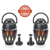Sound Town Portable TWS Bluetooth Speakers w/ LED Flame Lights,