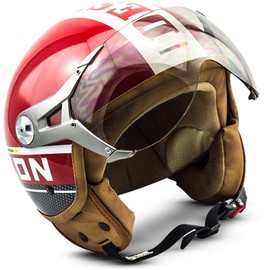 NTNK N325 Plus „Red“ · Open-Face-Helmet · Motorcycle Half-Face Jet · DOT Approved · XL