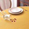 MEANMOY Gold 210 GSM Water & Stain Resistant Round Tablecloth
