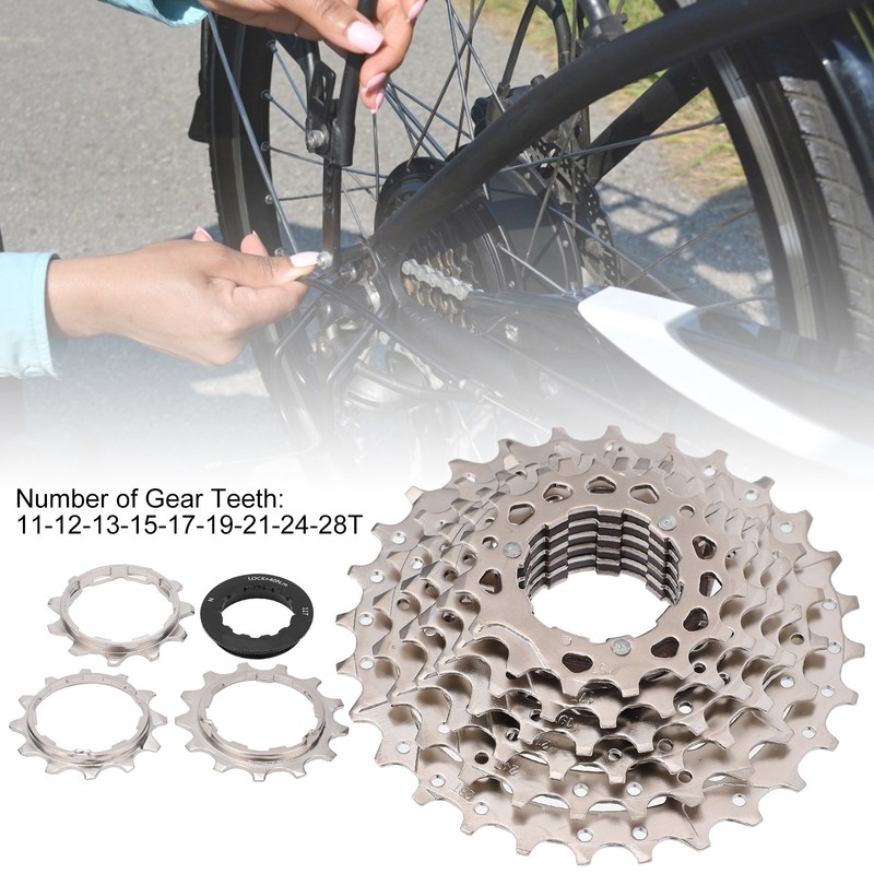 Bicycle Freewheel 9 Speed 11‑28T Mountain Bike Cassette Bicycle Sprocket