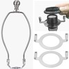 Create idea Pack of 4 Lamp Harp Holder Saddle Adapter
