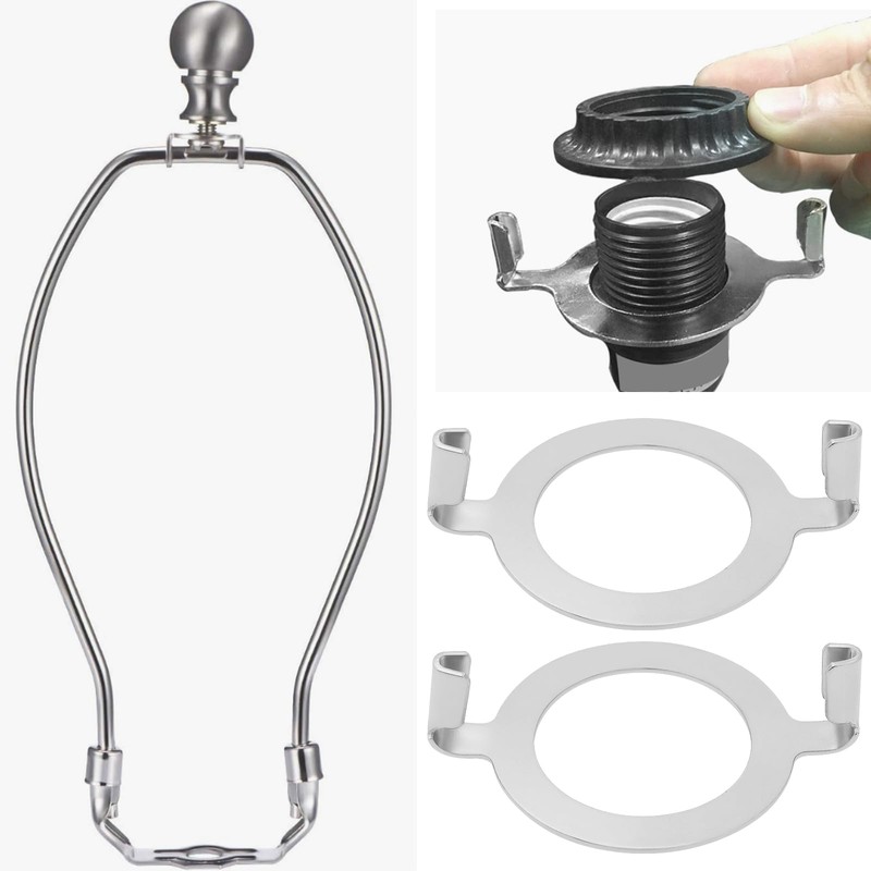 Create idea Pack of 4 Lamp Harp Holder Saddle Adapter