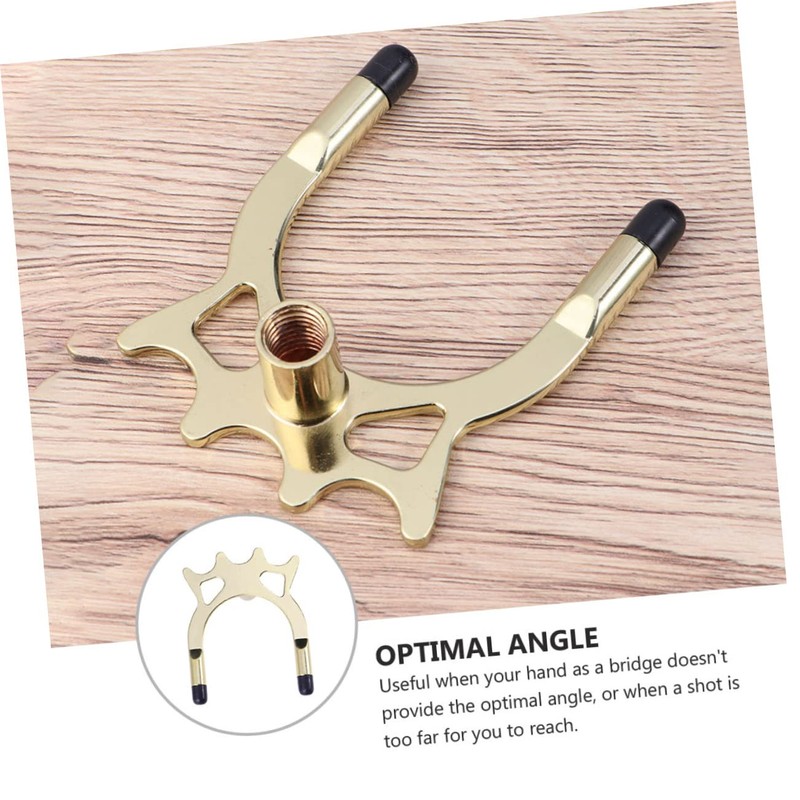 Mipcase Pool Cue Bridge Head Portable and Lightweight Billiards Cue