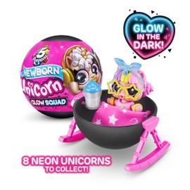 5 Surprise Unicorn Squad Series 6 Newborn Unicorn Glow Squad Mystery Collectible Capsule (2 Pack)