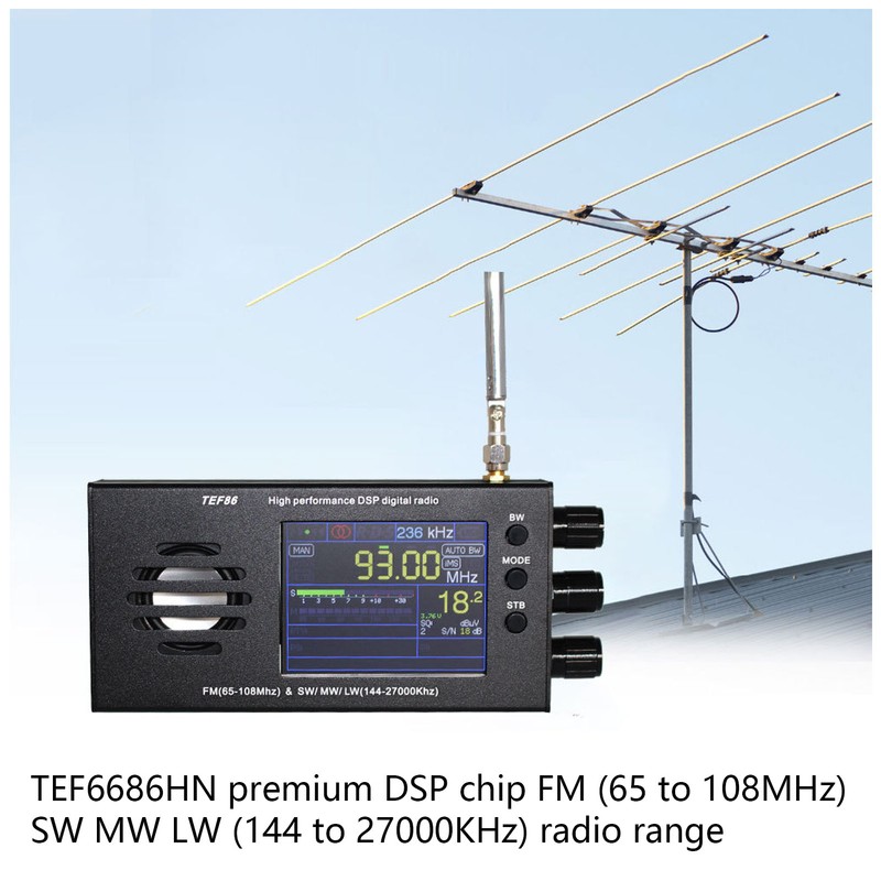 TEF6686 DSP Digital Radio Receiver FM 65 to 108MHz SW