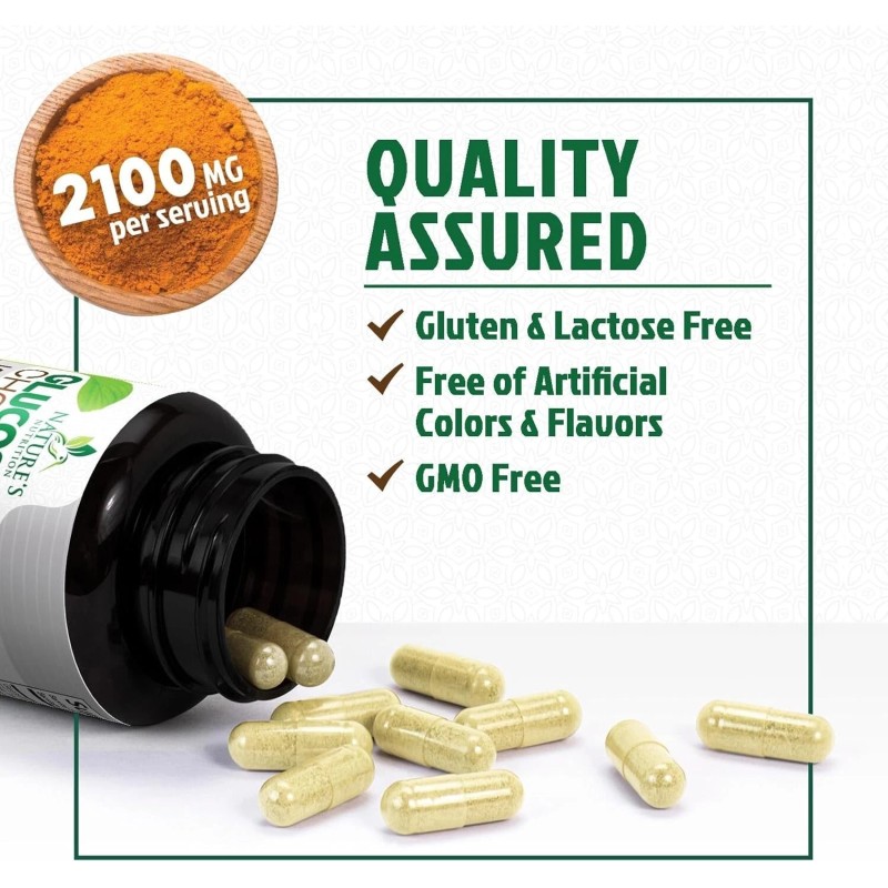 Glucosamine Chondroitin Turmeric MSM Triple Strength Joint Support 2100mg