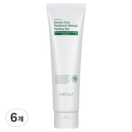 The Yul Derma Cica Panthenol Refresh Peeling Gel, 6 pieces, 120ml / 더율 더마 시카 판테놀 리프레쉬 필링젤, 6개, 120ml
