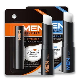 Lip Balm Men - Moisturizing Lips Treatment, Healing for Cracked Chapped Lips, Non-greasy Natural Long-Lasting Hydration, Mini Lip Balm Multipack Lip Care Gift Set for Women Men
