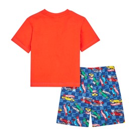 Hot Wheels Boys Pyjamas Car Pjs Set, Car Gifts For Boys 4-5 Years Red