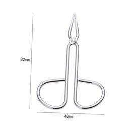 VICASKY 1set Stainless Steel Eyebrow Tweezers Tools for Makeup and Eyelash Extension Eyebrow Clamp Lightweight Ergonomic Design for Men and Women