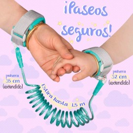 J.H. Company Pulsera De Seguridad Para Niños Brazalete Antirobo Hf-001