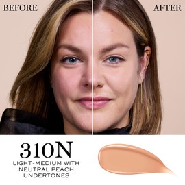 Lancôme Teint Idole Ultra Wear Care & Glow Serum Foundation with SPF - Medium Buildable Coverage & Natural Glow Finish - Up To 24H Wear - 310N