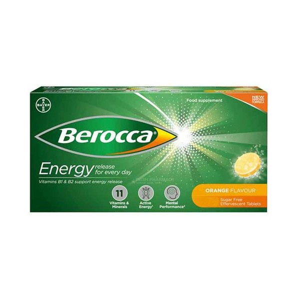 Berocca Orange Effervescent Tablets 15 Pack